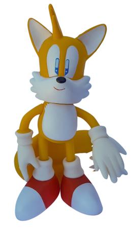 Imagem de Boneco Tails Grande Sonic Collection Articulado Caixa Origin