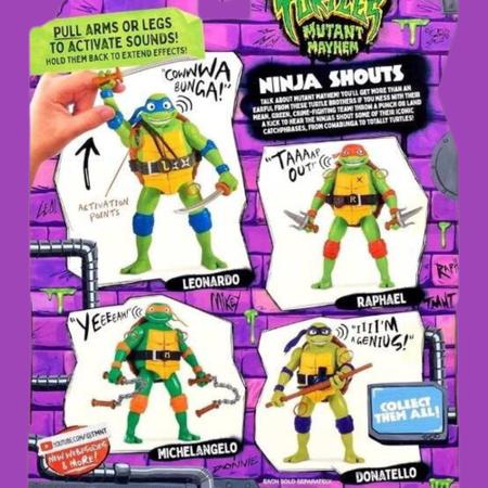 Compre As Tartarugas Ninja - Boneco Deluxe Donatello de 14cm aqui na Sunny  Brinquedos.