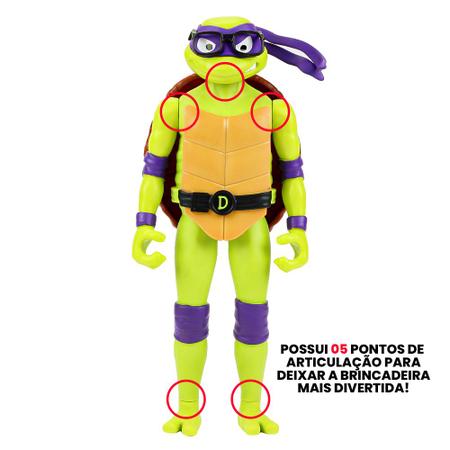 Figura Donatello - XL - Tartarugas Ninja Caos Mutante - 23 cm - Sunny -  superlegalbrinquedos