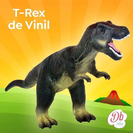Dinossauro Tiranossauro Rex Vb173 Vinil Db Play - Verde