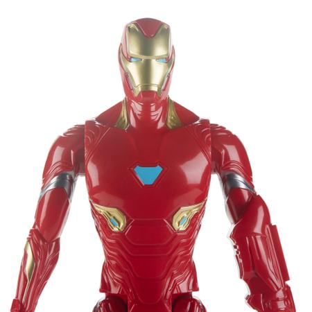 Imagem de Boneco titan hero 2.0 homem de ferro, avengers, vermelho/amarelo - Hasbro