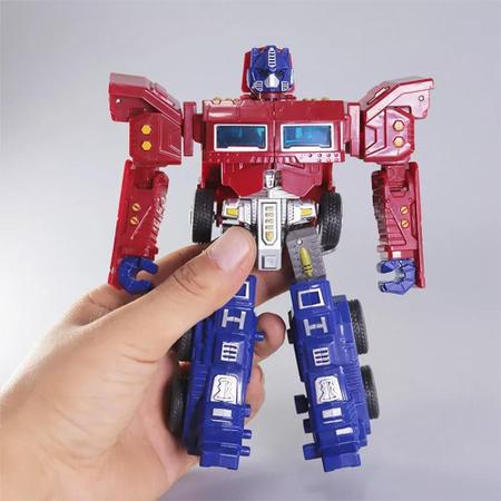 Imagem de Boneco Transformers Optimus Prime 17,5 Cm Com Fricçâo