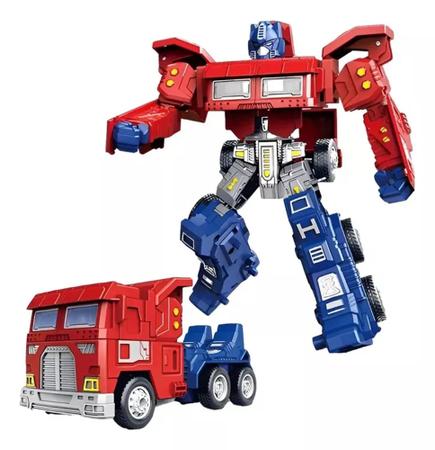 Imagem de Boneco Transformers Optimus Prime 17,5 Cm Com Fricçâo