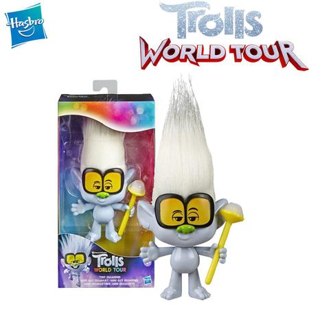 Tiny Diamond Trolls 20 cm World Tour Cantor F0535 - Hasbro no Shoptime