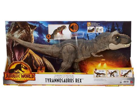 Jurassic World Dinossauro T.Rex Mordedora de Caza - Mattel - Bonecos -  Magazine Luiza