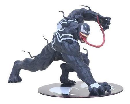 Imagem de Boneco Venom Marvel De Homem Aranha Action Figure Figura Miniatura Vilão Venon 16cm