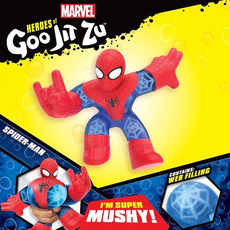 Boneco Estica Marvel Heroes Of Goo Jit Zu - Sunny 2234 - Fabrica da Alegria