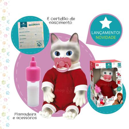 BRINQUEDO BONECO BEBÊ REBORN PET FILHOTINHOS COM ACESSÓRIOS 5840 ROMA -  Loja de Brinquedos, Móveis Infantil e Linha Baby.