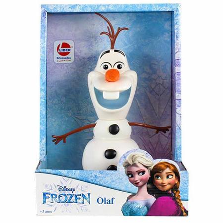 Kit Boneca Anna Frozen Com Boneco Olaf Vinil Macio - Disney no