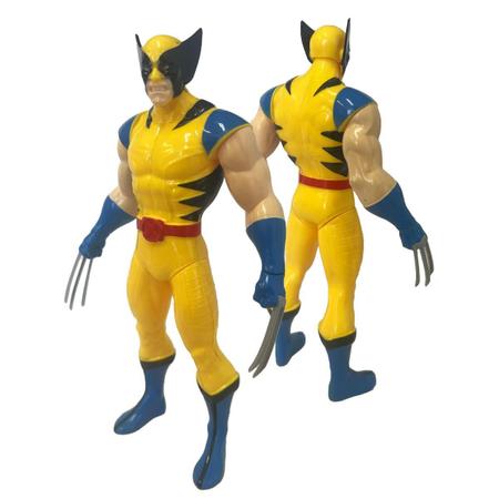 Imagem de Boneco Wolverine Brinquedo Marvel Vingadores Articulado