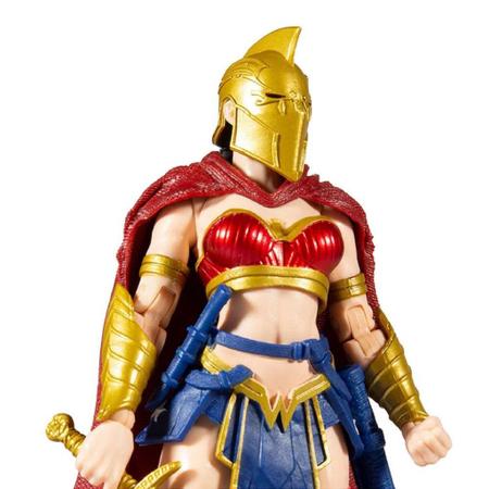Imagem de Boneco Wonder Woman Mulher Maravilha Com Capacete Do Destino Dc Multiverse F00677 - Fun