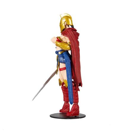 Imagem de Boneco Wonder Woman Mulher Maravilha Com Capacete Do Destino Dc Multiverse F00677 - Fun