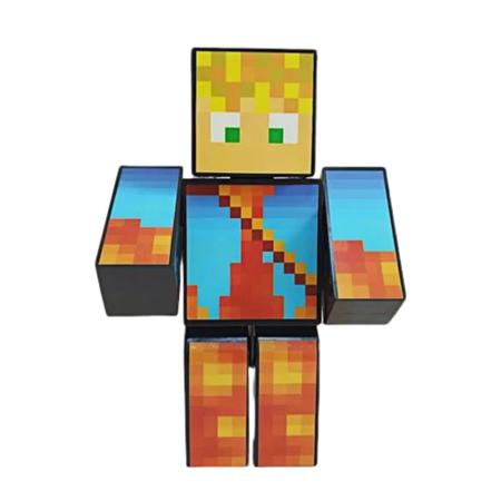 Boneco Lopers r Minecraft - 35cm - Algazarra Ind. Com. Brinquedos - Boneco  Minecraft - Magazine Luiza