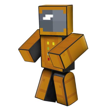 Boneco Authentic Games Minecraft - ZOOM BRINQUEDOS E PRESENTES