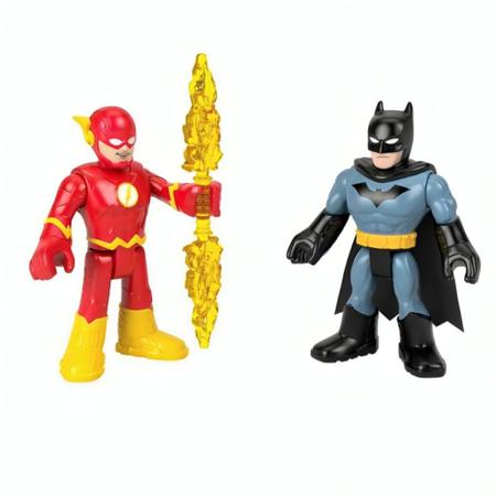 Imagem de Bonecos DC Super Friends Batman E Flash Imaginext M5645 - Mattel