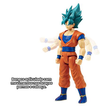 Boneco Goku Deus Super Saiyajin Articulado Dragon Ball Super, Magalu  Empresas