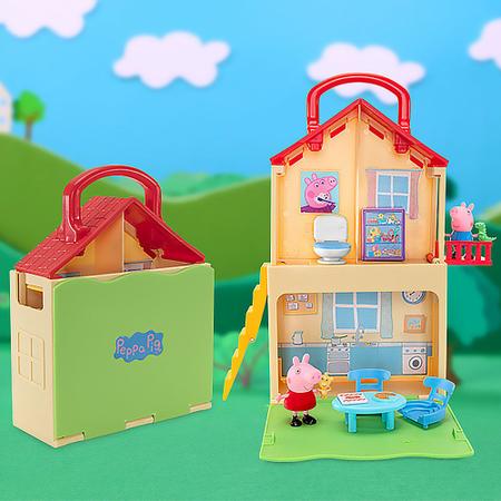 Brinquedo Sunny Casa Maletinha Peppa Pig Colorido 2313 - Casinha