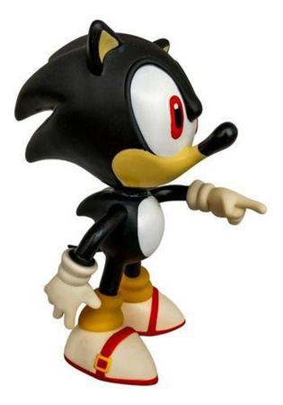 Boneco Sonic Preto Grande Super Size 23Cm - Sonic em Promoção na