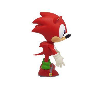 Boneco Sonic Vermelho 26cm Articulado Na Caixa