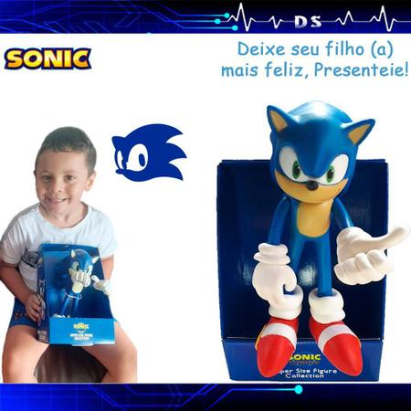 Boneco Sonic Grande Personagem Jogo De Videogame - Brinquedos