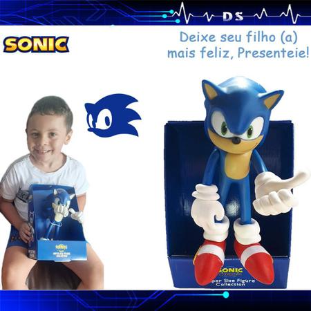 Boneco Sonic 28Cm Amarelo Caixa Personagem Jogo Videogame - Sp And -  Bonecos - Magazine Luiza