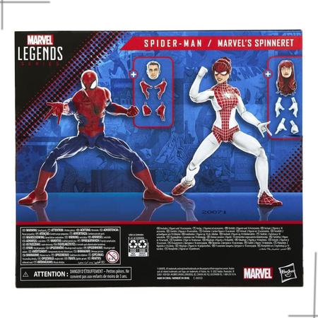 Imagem de Bonecos Marvel Legends Homem-Aranha e Marvels Spinneret Hasbro F3456