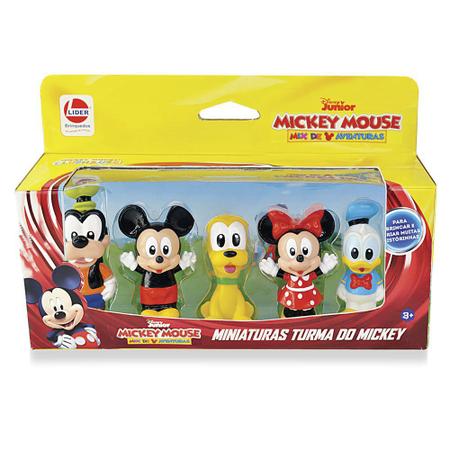 Imagem de Bonecos Mickey Minnie Donald Pluto Pateta Miniatura Disney