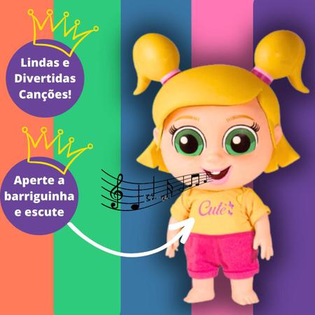 Boneca Sara Musical Totoykids Original Rosita Com Som Canta 3 Músicas  Desenho José Comilão 19cm Vinil Roupinha Tecido - Bonecas - Magazine Luiza