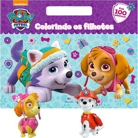 Patrulha Canina Colorindo Com Adesivos - 4ª Ed - 9786555477436