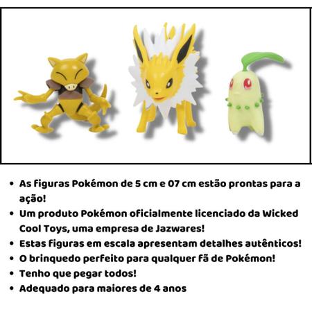 Pokemon Figuras Pack Com 3 Bonecos - Brinquedos Sunny