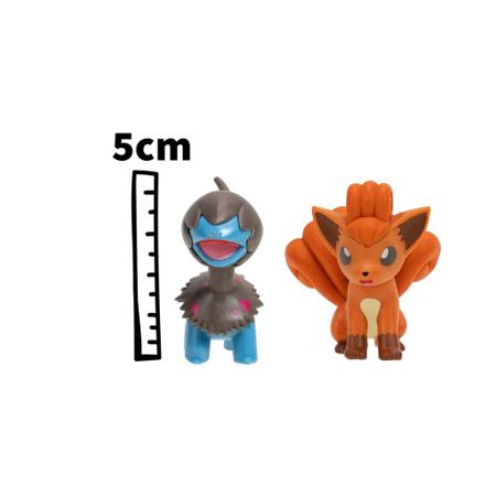 Bonecos Pokémons Deino + Vulpix Battle Figure 2780 - Sunny