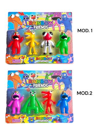 Bonecos Rainbow Friends Babão Red Green Jogo Roblox Criança - SM