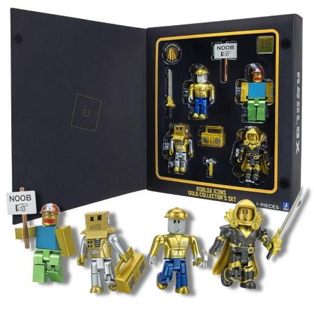 Bonecos Roblox Pack Golden 4 Figuras - Código Virtual Sunny