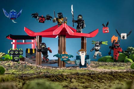 Bonecos Roblox - Playset Ninja Legends Figuras + Cód Virtual