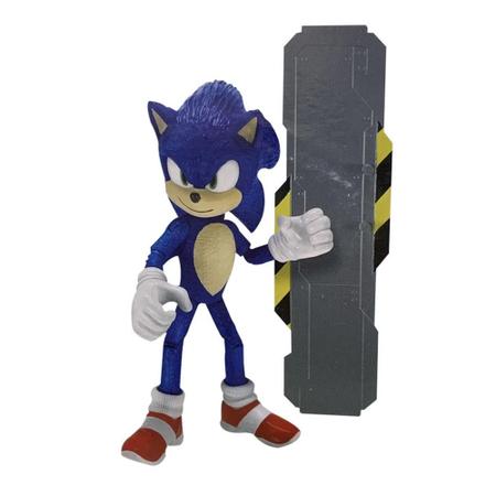 Brinquedo Boneco Sonic 2 Filme Articulado Sonic 10 Cm 3409