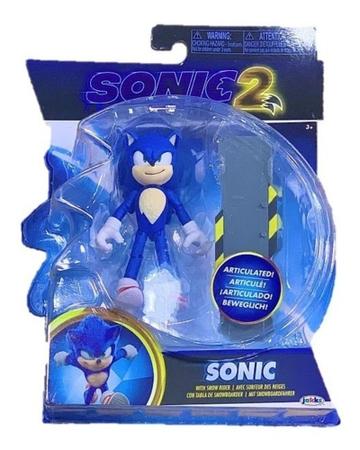 Brinquedo Boneco Sonic 2 Filme Articulado Sonic 10 Cm 3409