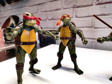 Boneco Tartaruga Ninja - Rafael, Leonardo, Michelangelo, Donatello -  Classico dos Anos 90 - Ninja Turtles - LojaRV - Bonecos - Magazine Luiza