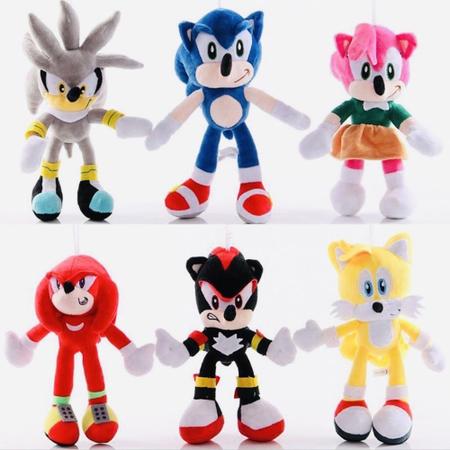 Bonecos Turma do Sonic Pelúcia Musical 28 cm, Magalu Empresas