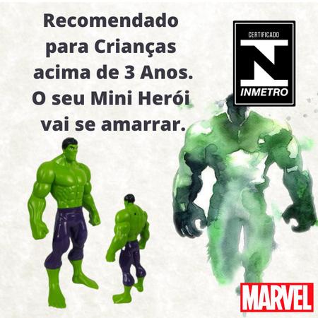 Imagem de Bonecos Vingadores Thor Capitão América Hulk Homem de Ferro
