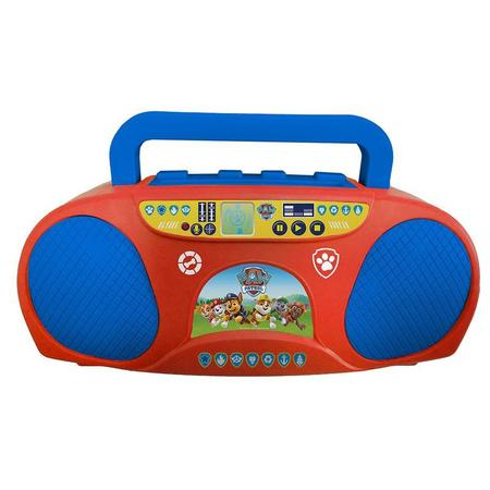 Imagem de Boom Box Karaoke c/ Microfone Musical Infantil Patrulha Canina Paw Patrol