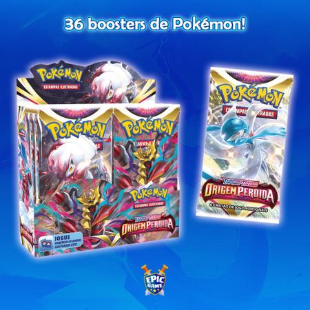 Booster Box Cartas Pokémon com 36 Pacotes Origem Perdida - Copag - Deck de  Cartas - Magazine Luiza