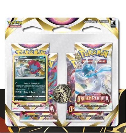 Blister Triplo Cartas Pokémon Origem Perdida Scorbunny Copag - Deck de  Cartas - Magazine Luiza