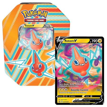 Coleção Cartas Pokemon Poderes V Lata com 25 Cartas - Copag - Deck de  Cartas - Magazine Luiza