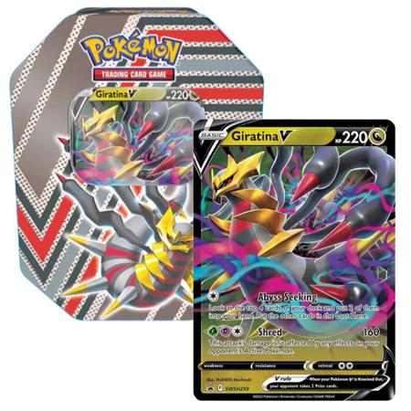 Jogo de Cartas - Pokémon Lata - 25 cartas - Potencial Oculto - Giratina V -  Copag - Deck de Cartas - Magazine Luiza