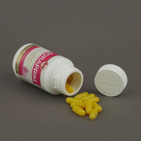 Imagem de Boraprim vitafor 30 cápsulas óleo de borragem prímula e gergelim suplemento alimentar vitamina 30g