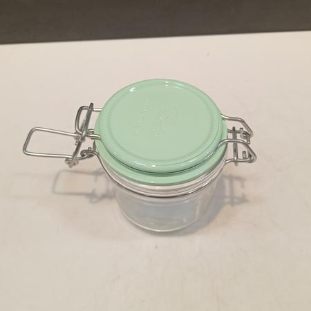 BORMIOLI ROCCO FIDO POTE HERMÉTICO 8x8x8cm 200ml VIDRO TRANSP TAMPA VERDE Imagem de BORMIOLI ROCCO FIDO POTE HERMÉTICO 8x8x8cm 200ml VIDRO TRANSP TAMPA VERDE