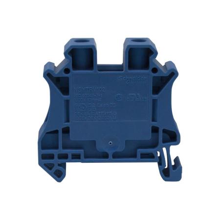 Borne Neutro NSYTRV22BL 2,5mm Azul Schneider Imagem de Borne Neutro NSYTRV22BL 2,5mm Azul Schneider