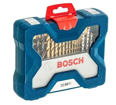 Imagem de Bosch Kit De Pontas E Brocas Em Titânio X-Line Com 40 Peças