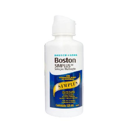 Imagem de BOSTON SIMPLUS SOLUÇÃO MULTIAÇÃO 120ml + Estojo - 5 caixas