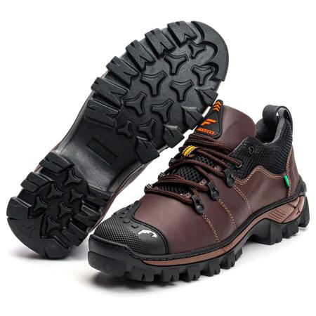 Bota Adventure Coturno Masculino Cano Baixo Para Trabalho Imagem de Bota Adventure Coturno Masculino Cano Baixo Para Trabalho
